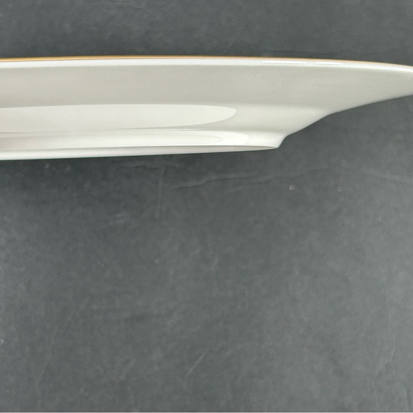 Noritake Evening Gown Dinner Plate Gold Color Trim Black Dots - Picture 6 of 8